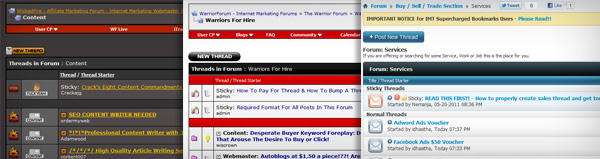 Content Outsourcing - Forum Writers
